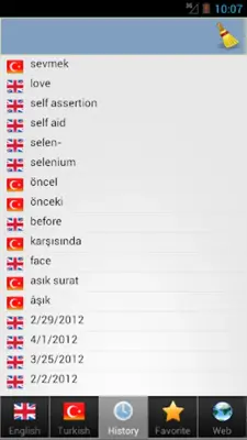 Turkish best dict android App screenshot 5